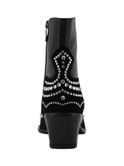 Stellar Boot,COSMO Footwear,Rhinestone Western Ankle Cowboy Boots
