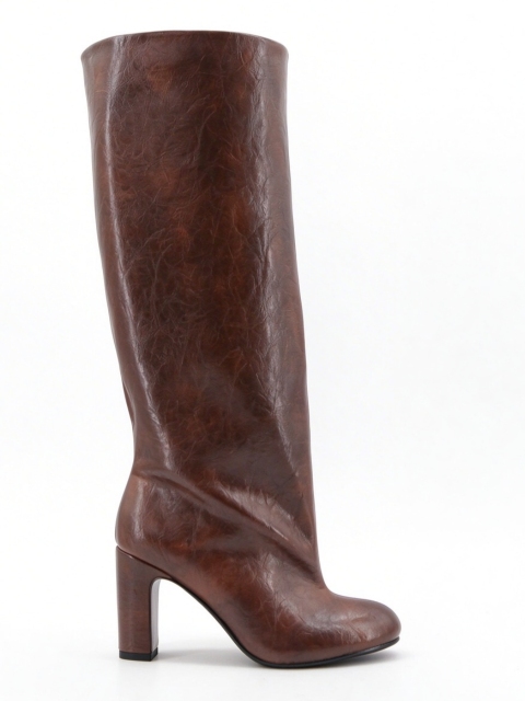 Toren boot,COSMO Footwear,Women Round Toe Block Heel Tall Boots