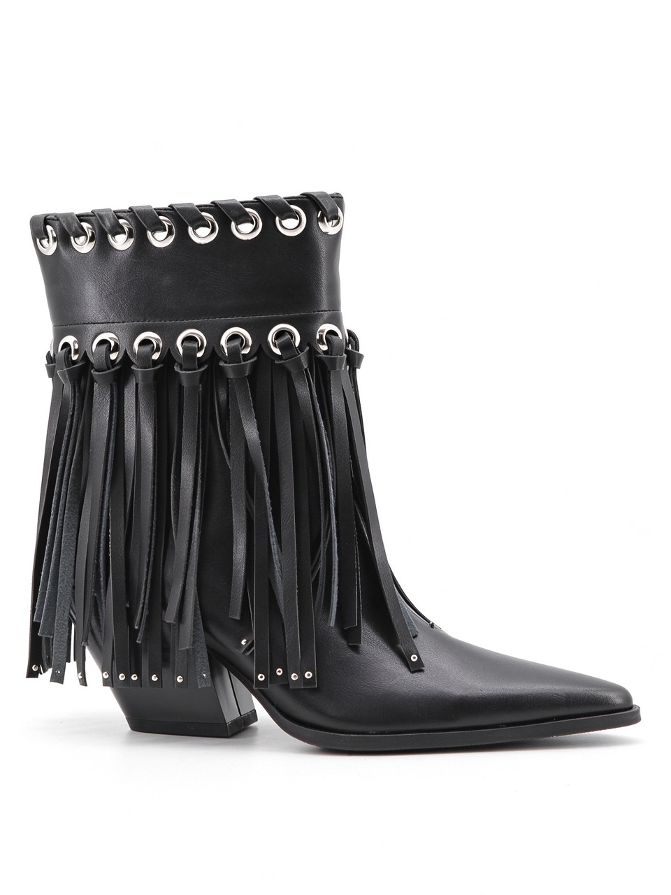Serenya boot,COSMO Footwear,Fringe Western Ankle Cowboy Boots