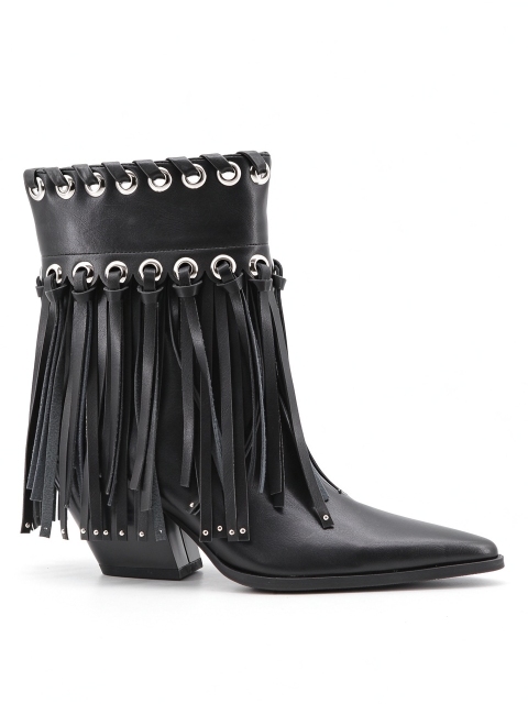 Serenya boot,COSMO Footwear,Fringe Western Ankle Cowboy Boots