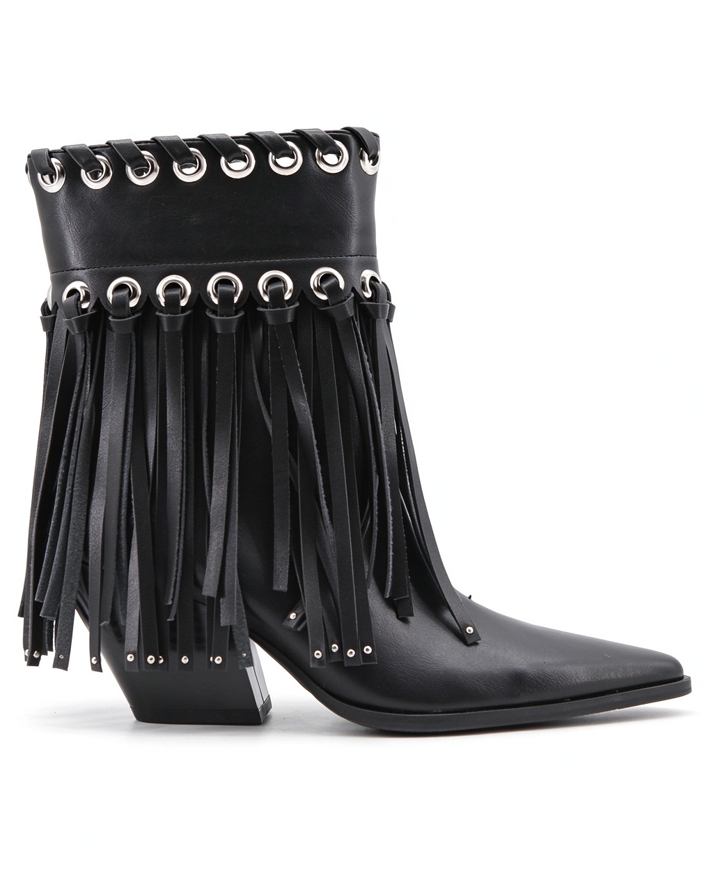 Serenya boot,COSMO Footwear,Fringe Western Ankle Cowboy Boots
