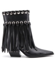 Serenya boot,COSMO Footwear,Fringe Western Ankle Cowboy Boots