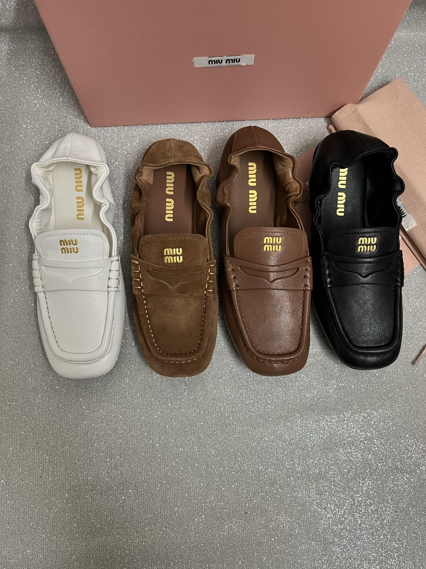 Women Soft Leather Foldable Loafers Backless Mules Flat Casual Slip On Shoes