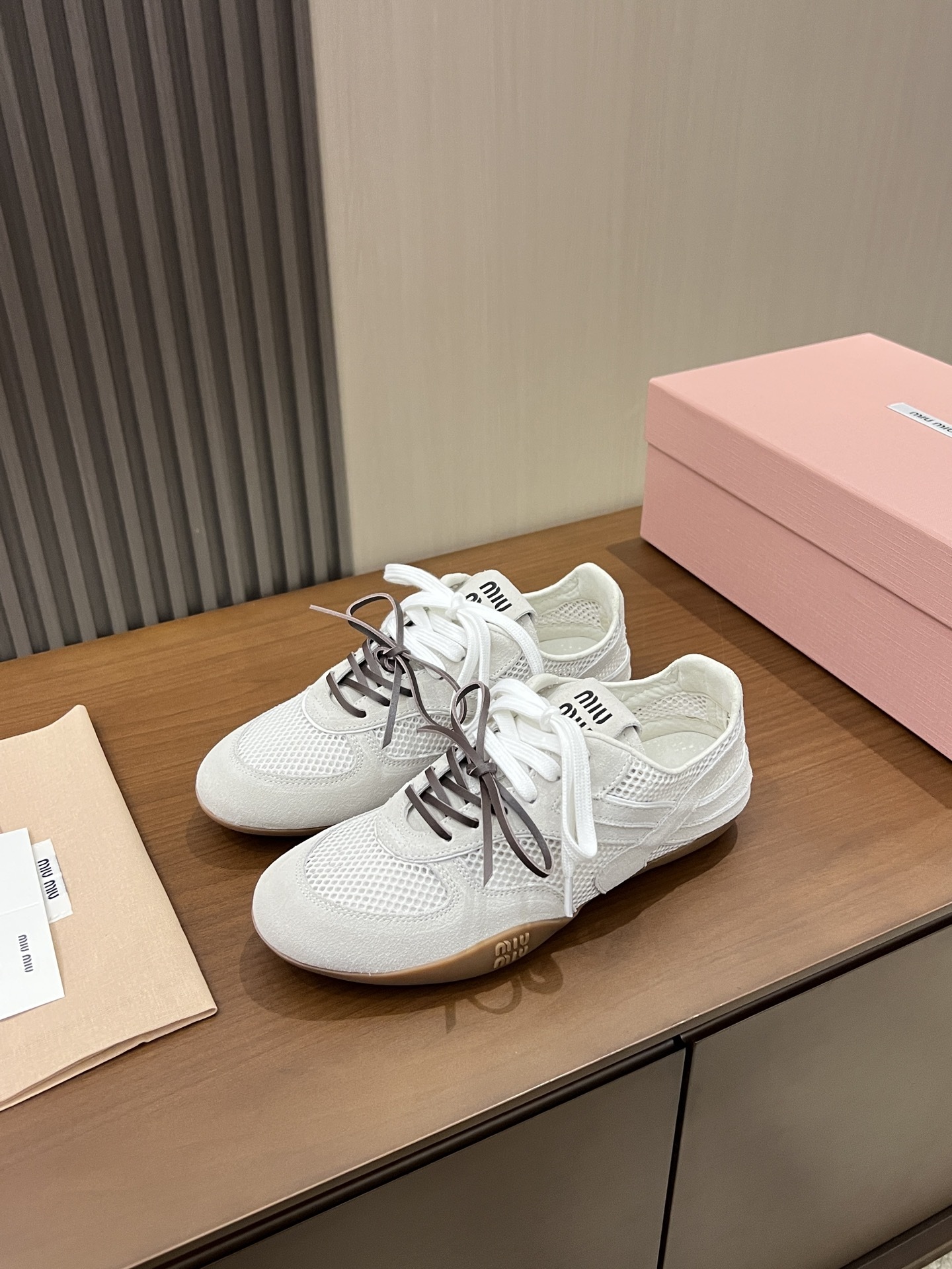 Women Mesh German Trainers Sneakers White Lace Up Flat Casual Sports Shoes