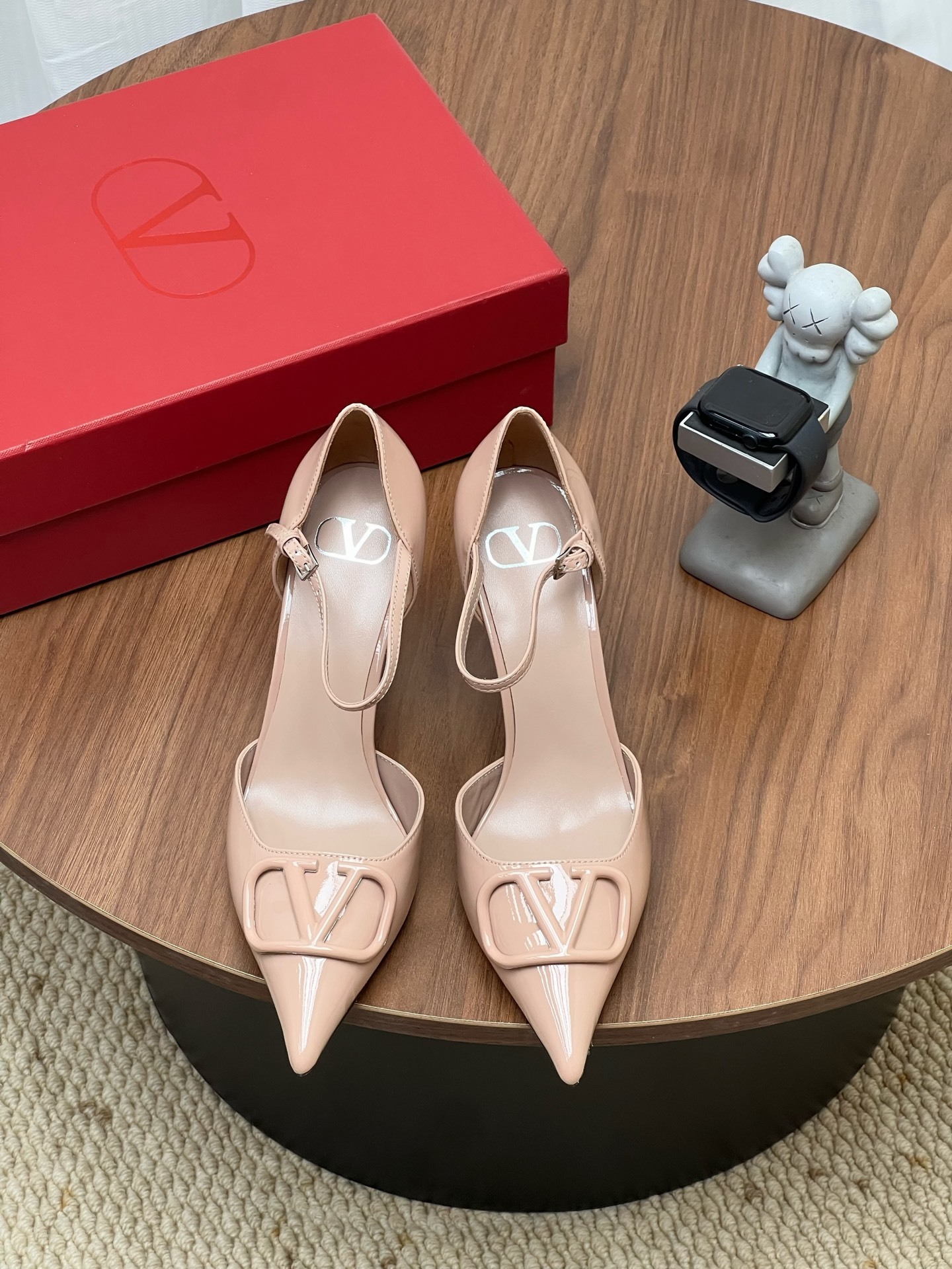 Women Pointed Toe Ankle Strap Stiletto Heels Hollow Slingback Dress Pumps for Wedding Party