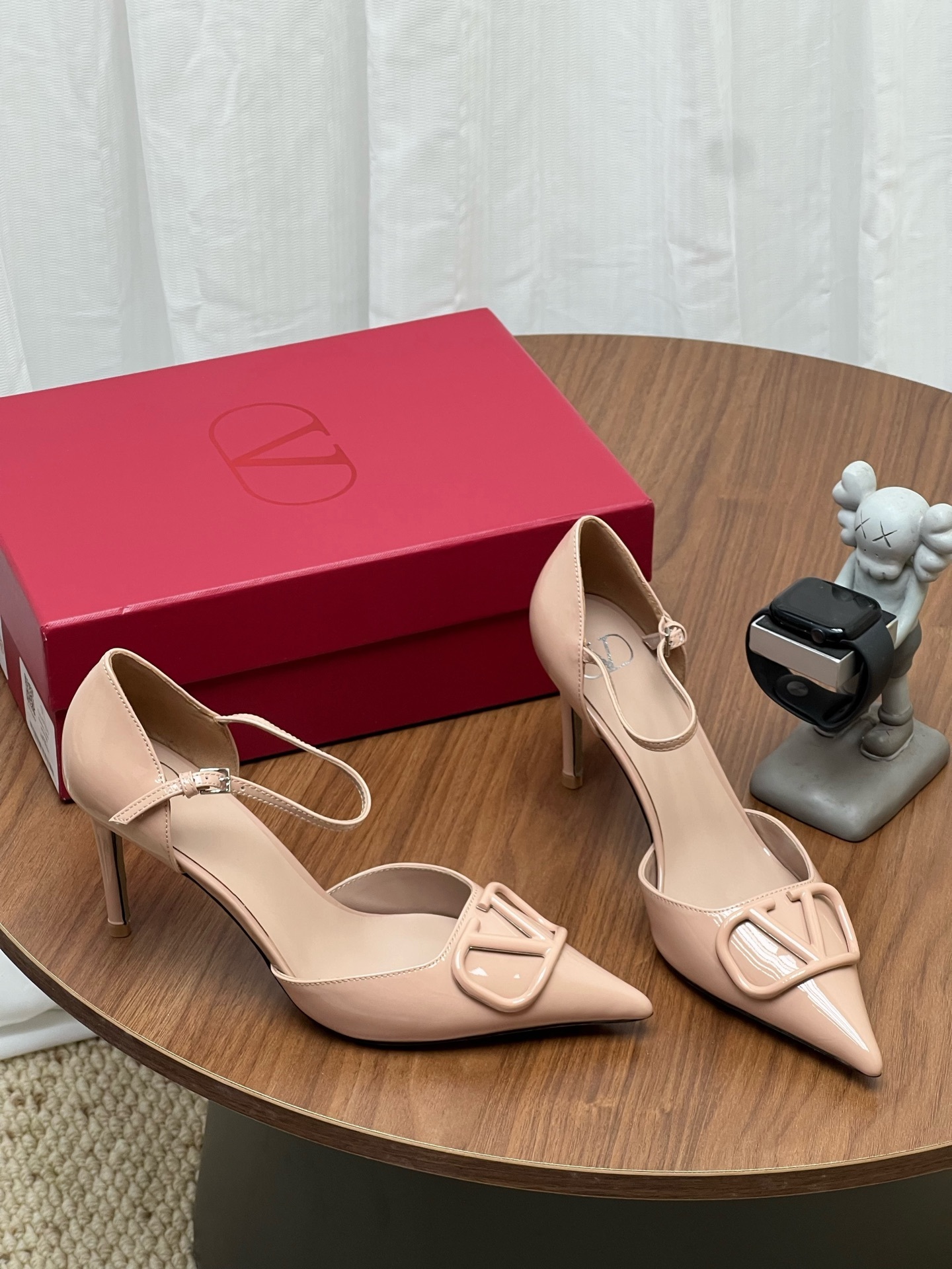 Women Pointed Toe Ankle Strap Stiletto Heels Hollow Slingback Dress Pumps for Wedding Party