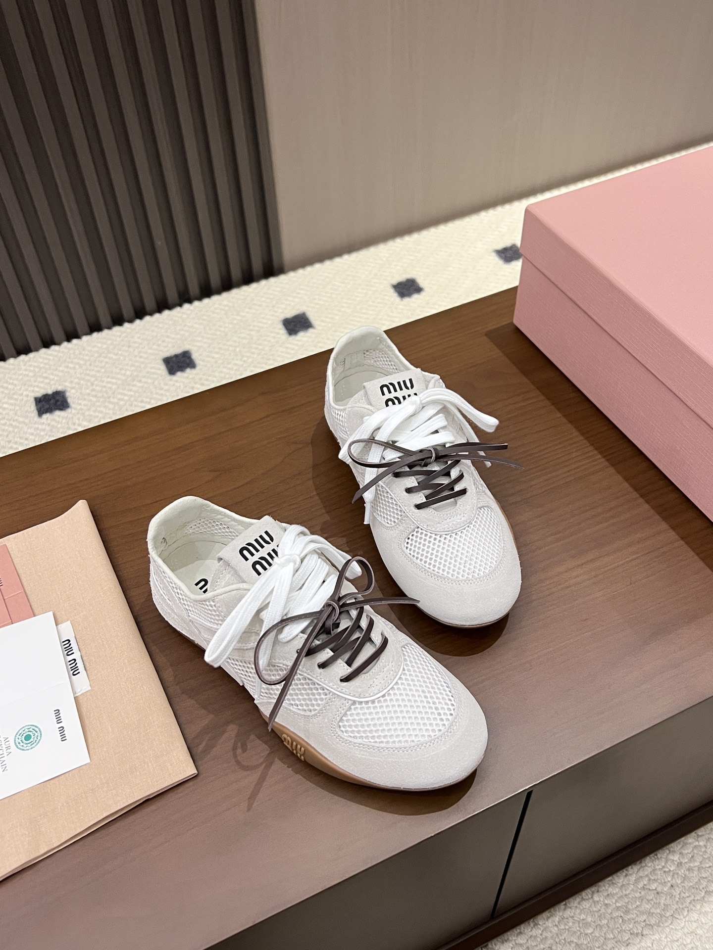 Women Mesh German Trainers Sneakers White Lace Up Flat Casual Sports Shoes