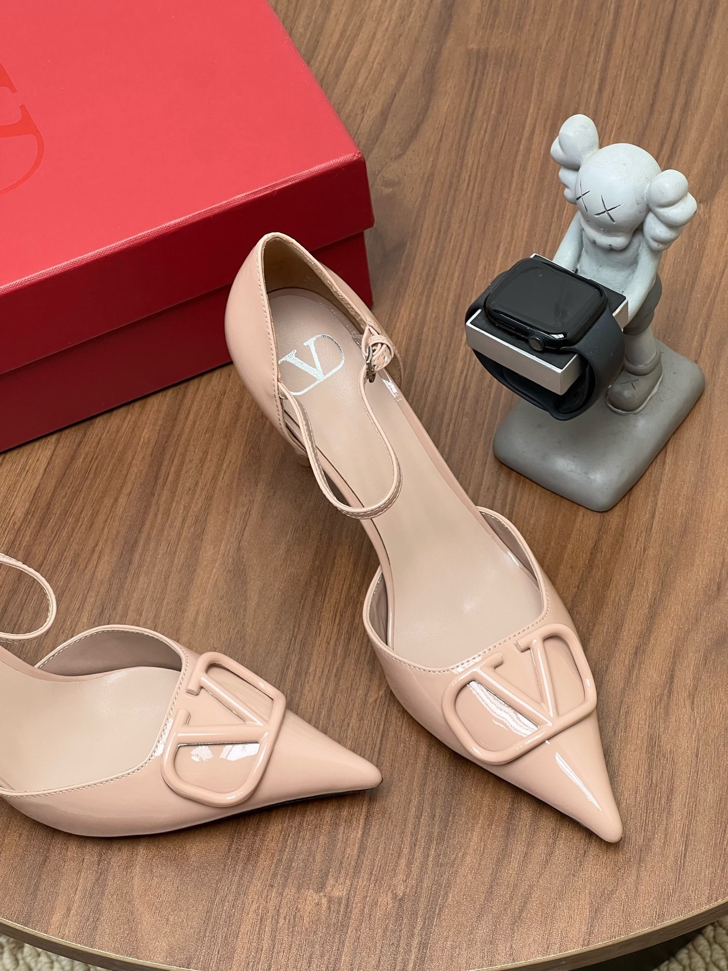 Women Pointed Toe Ankle Strap Stiletto Heels Hollow Slingback Dress Pumps for Wedding Party