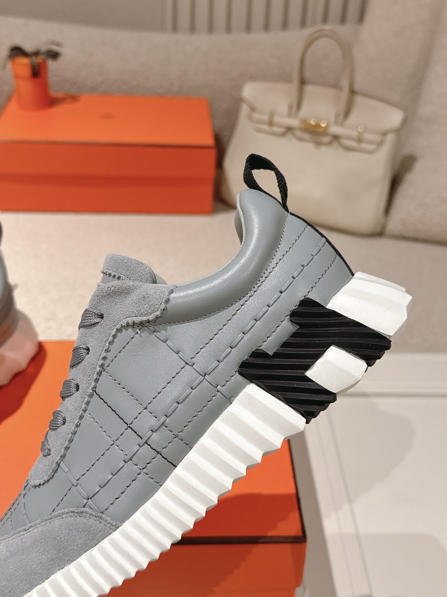 Women Lace Up Platform Sneakers Soft Leather Casual Walking Trainers