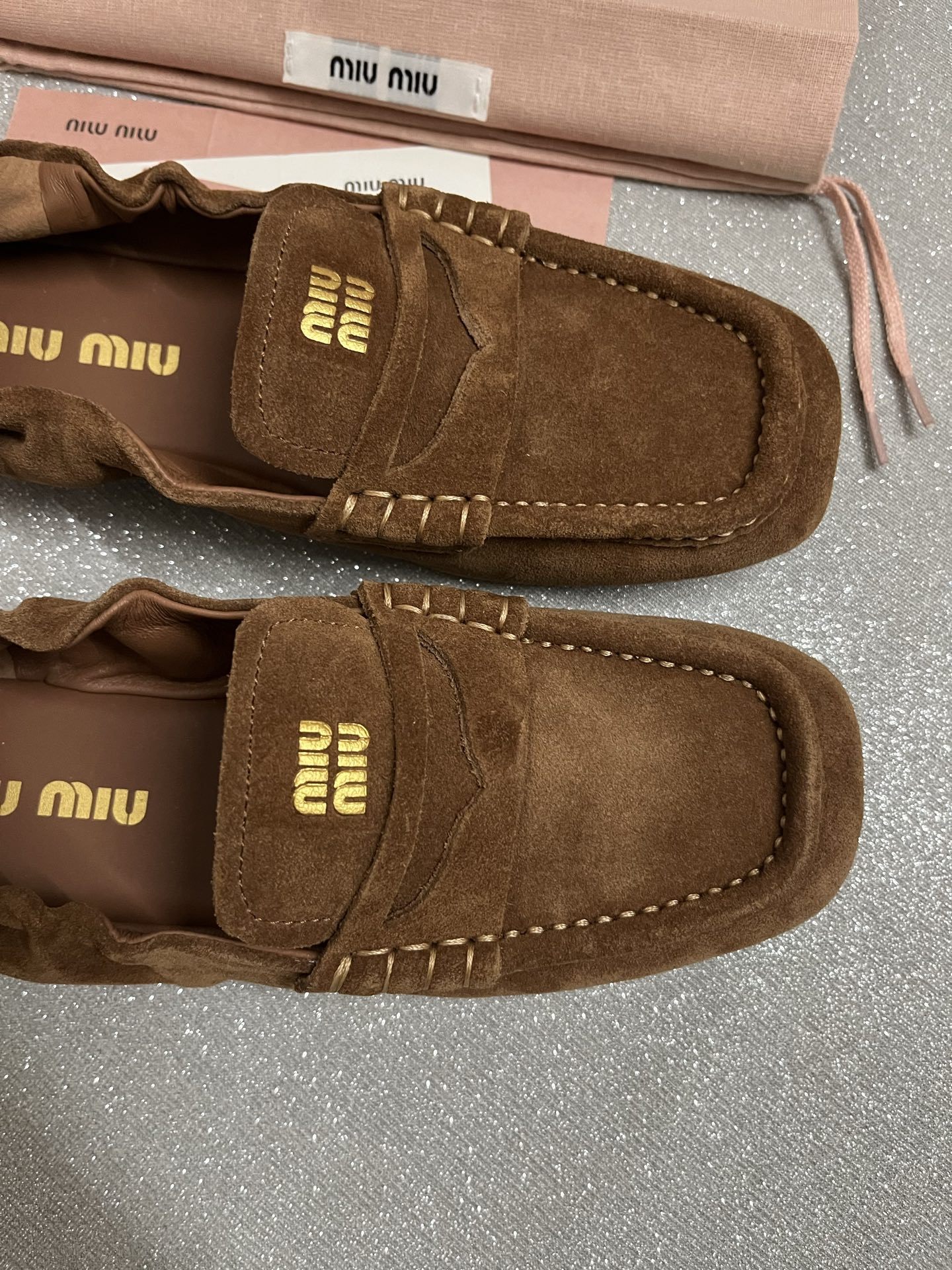 Women Suede Foldable Loafers Backless Mules Flat Slip On Casual Shoes