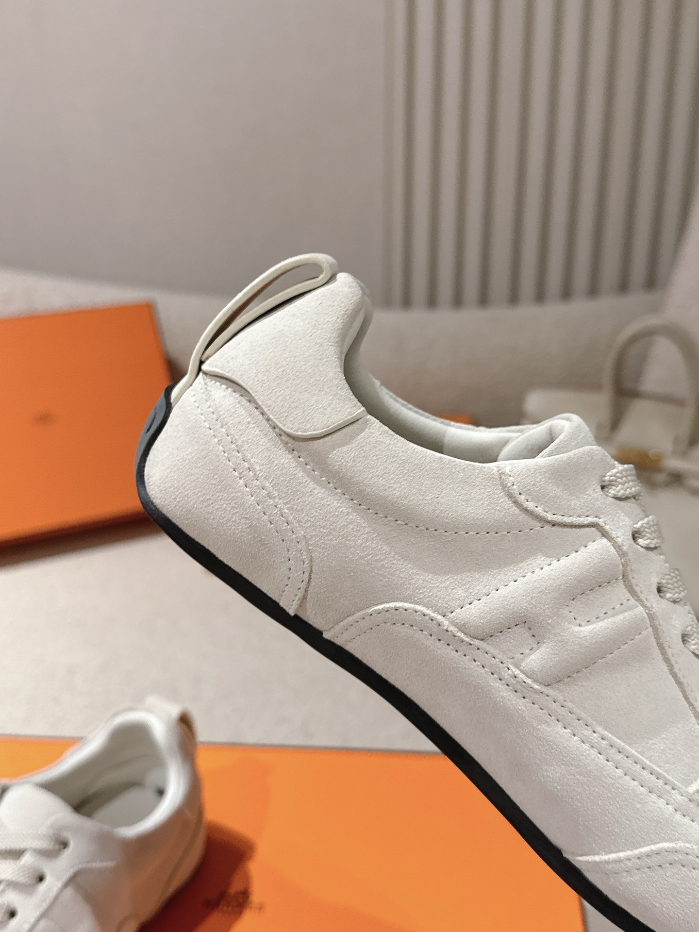 Women White Suede Retro Sneakers Light Lace Up German Trainer Casual Walking Shoes