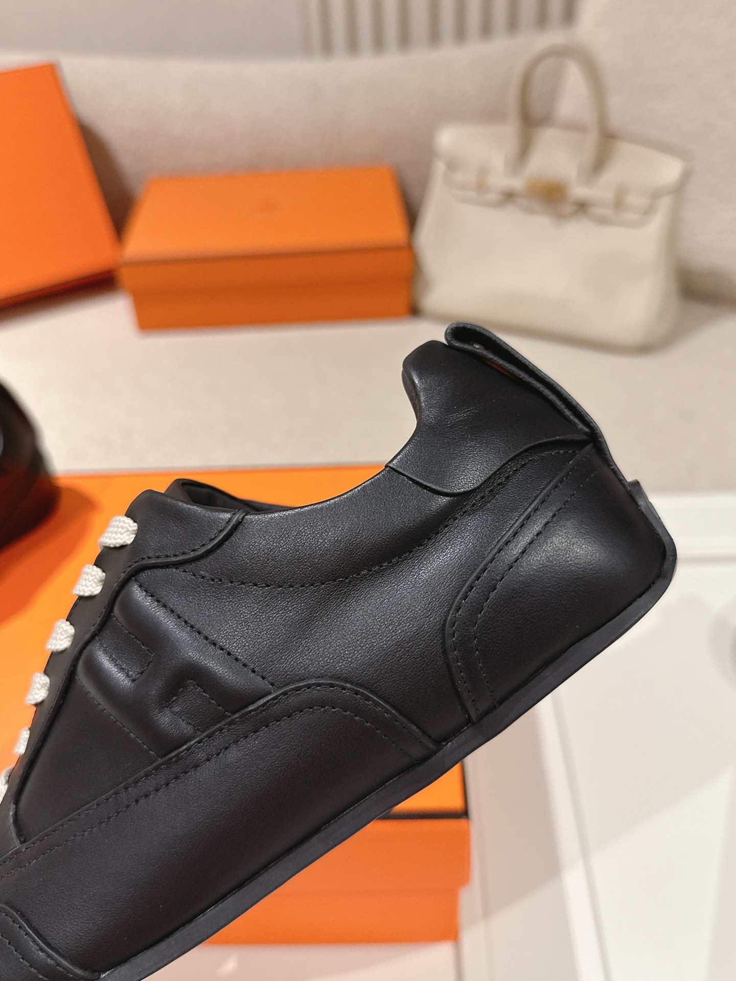 Women Leather German Trainers Flat Casual Sneakers Lace Up Daily Walking Shoes