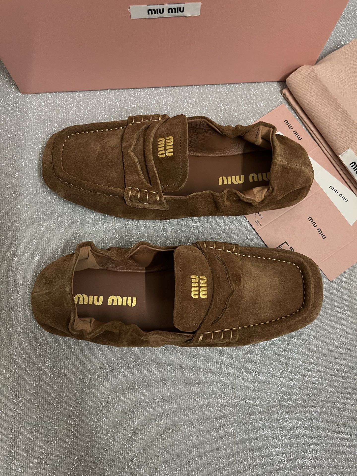 Women Suede Foldable Loafers Backless Mules Flat Slip On Casual Shoes