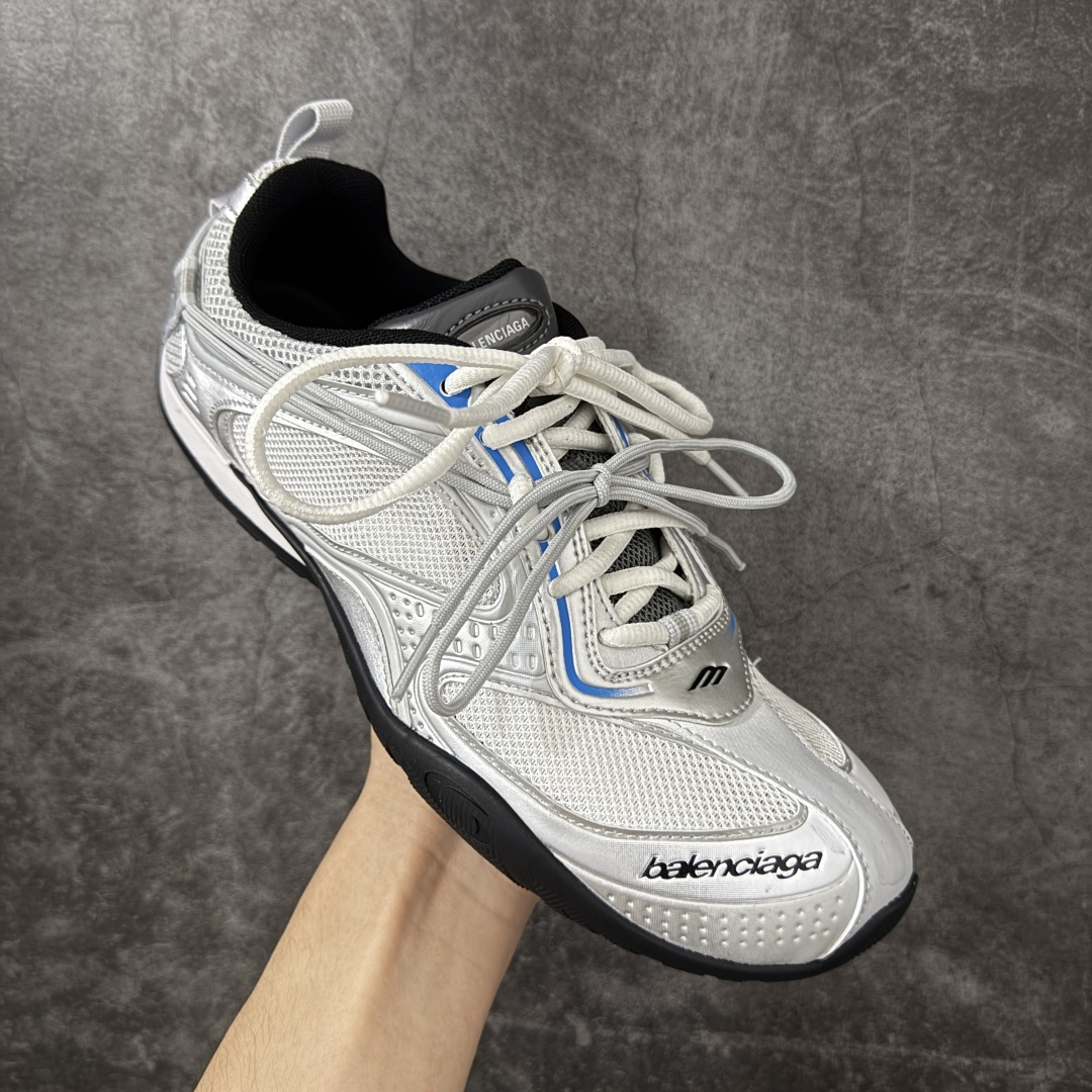 Men Silver Blue Retro Mesh Casual Sneakers Low Top Lace Up Breathable Sport Running Shoes Non Slip Wear Resistant Walking Trainers