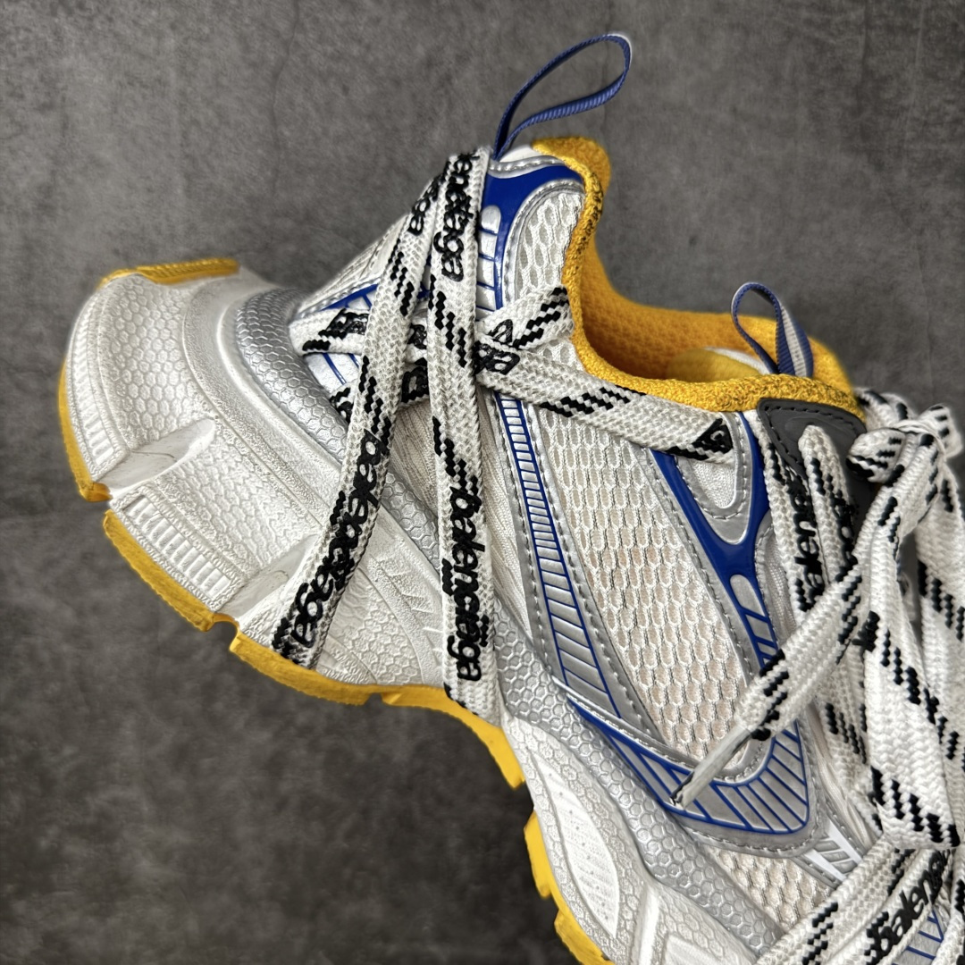 Men Retro Chunky Platform Dad Shoes Breathable Mesh Lace Up Sneakers White Blue Yellow Colorblock Non Slip Thick Sole Fashion Walking Trainers