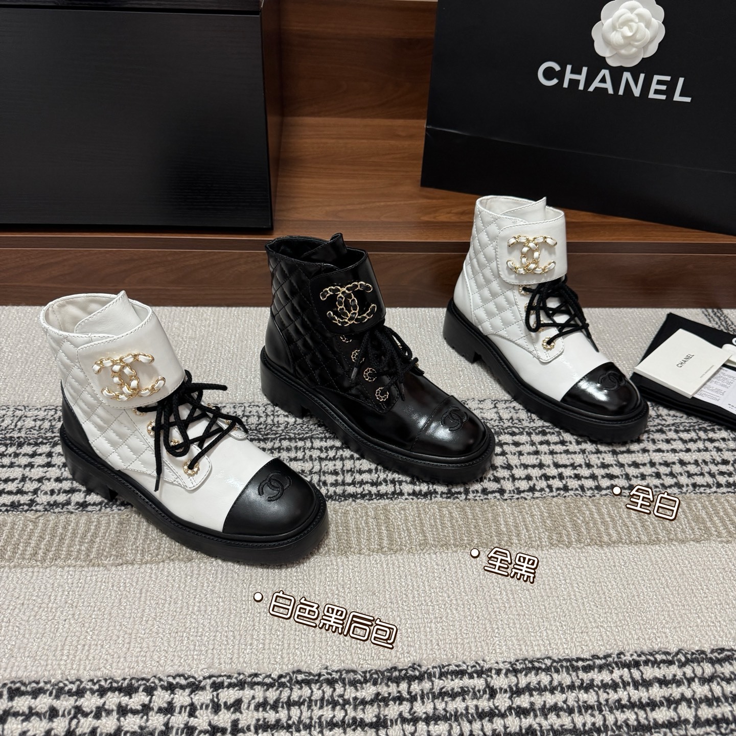 Women Fashion Platform Ankle Boots Lace Up Short Martin Boots Patchwork Toe Casual Walking Shoes Multicolor Unisex