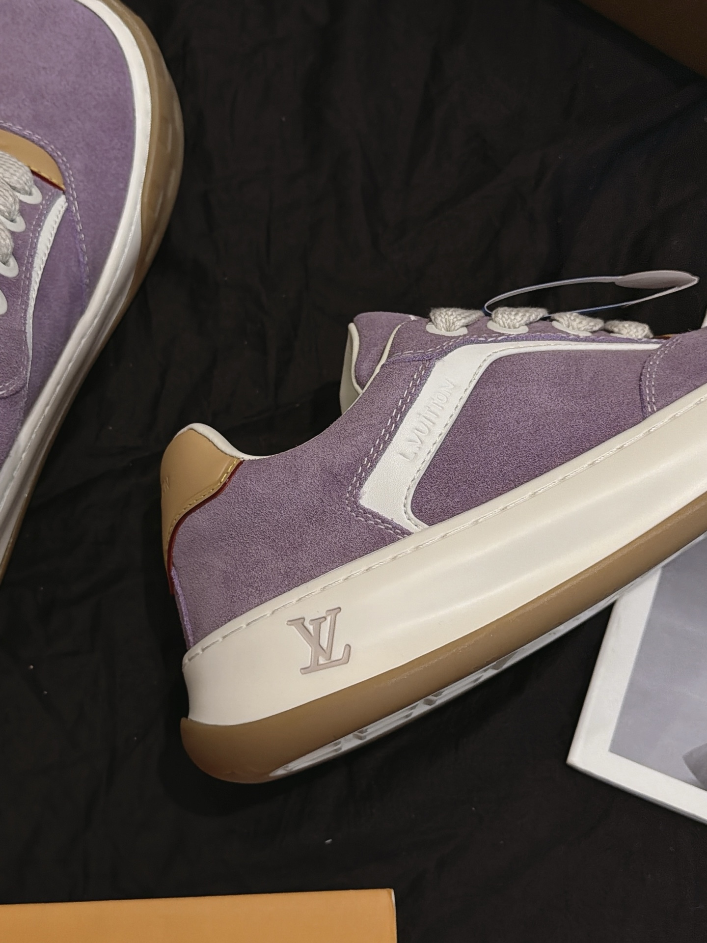 Purple Suede Casual Skate Shoes White Stripe Non Slip Gum Rubber Sole Fashion Retro Sneakers Unisex
