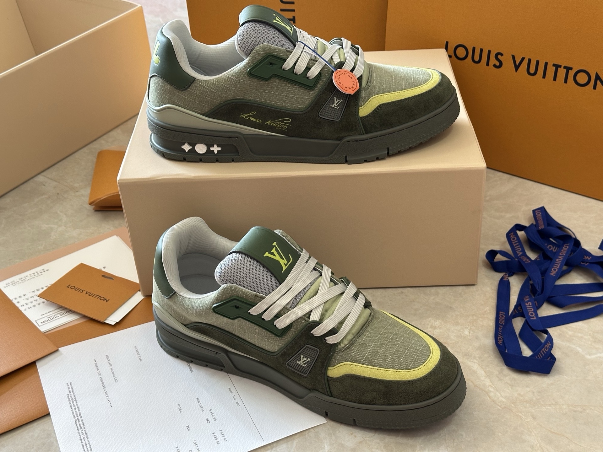 Men Color Block Green Stitching Low Top Skate Shoes Thick White Laces Retro Streetwear Casual Walking Sneakers Fashion Daily Footwear
