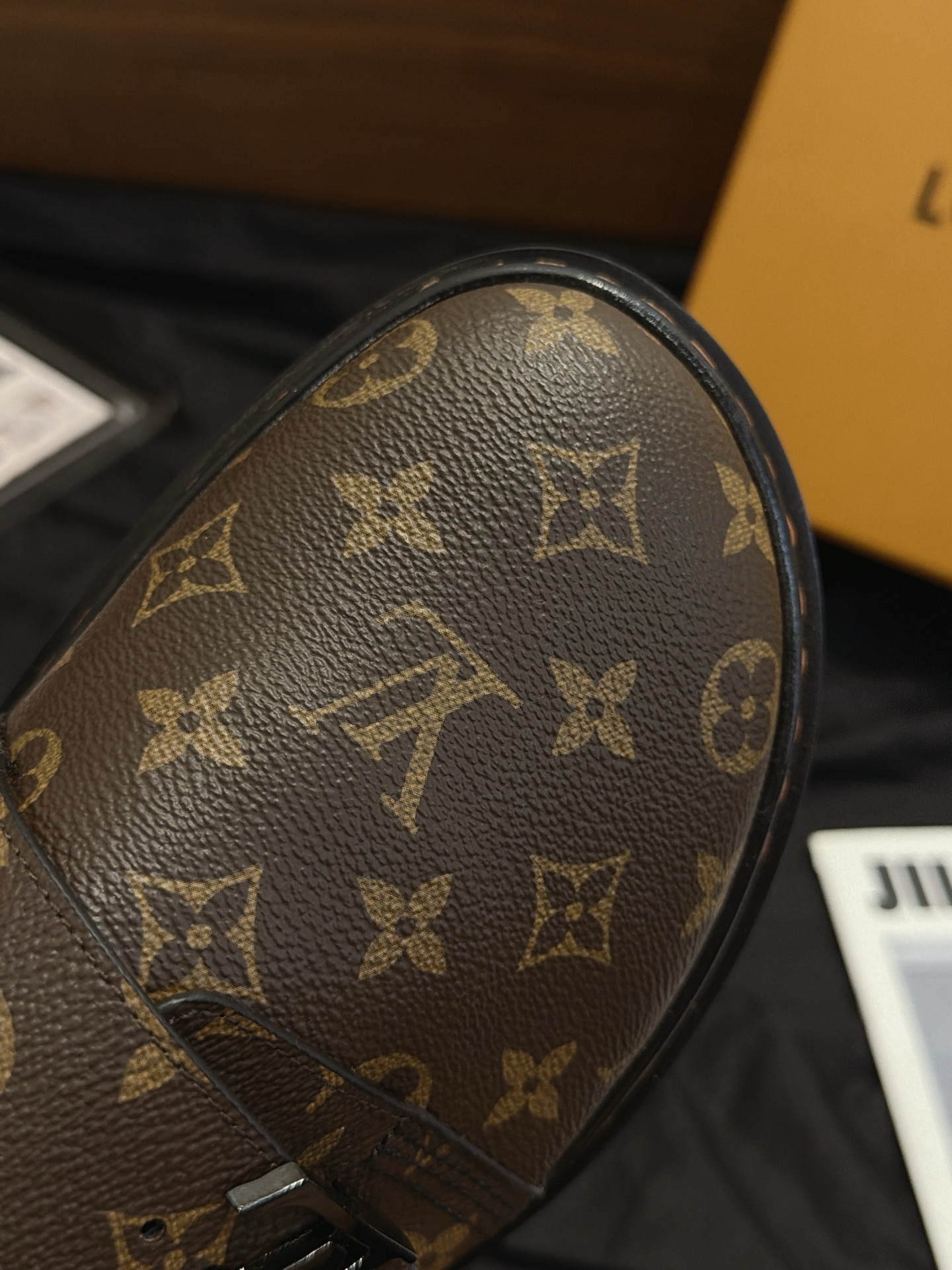 Classic Brown Monogram Print Backless Mule Loafers Slip On Casual Half Slippers Non Slip Thick Sole Walking Shoes Unisex