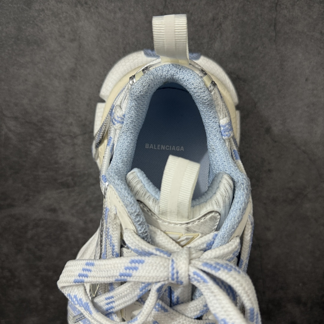 Blue White Strap Mesh Chunky Sneakers Women Fashion Platform Casual Walking Shoes Breathable Vintage Dad Shoes