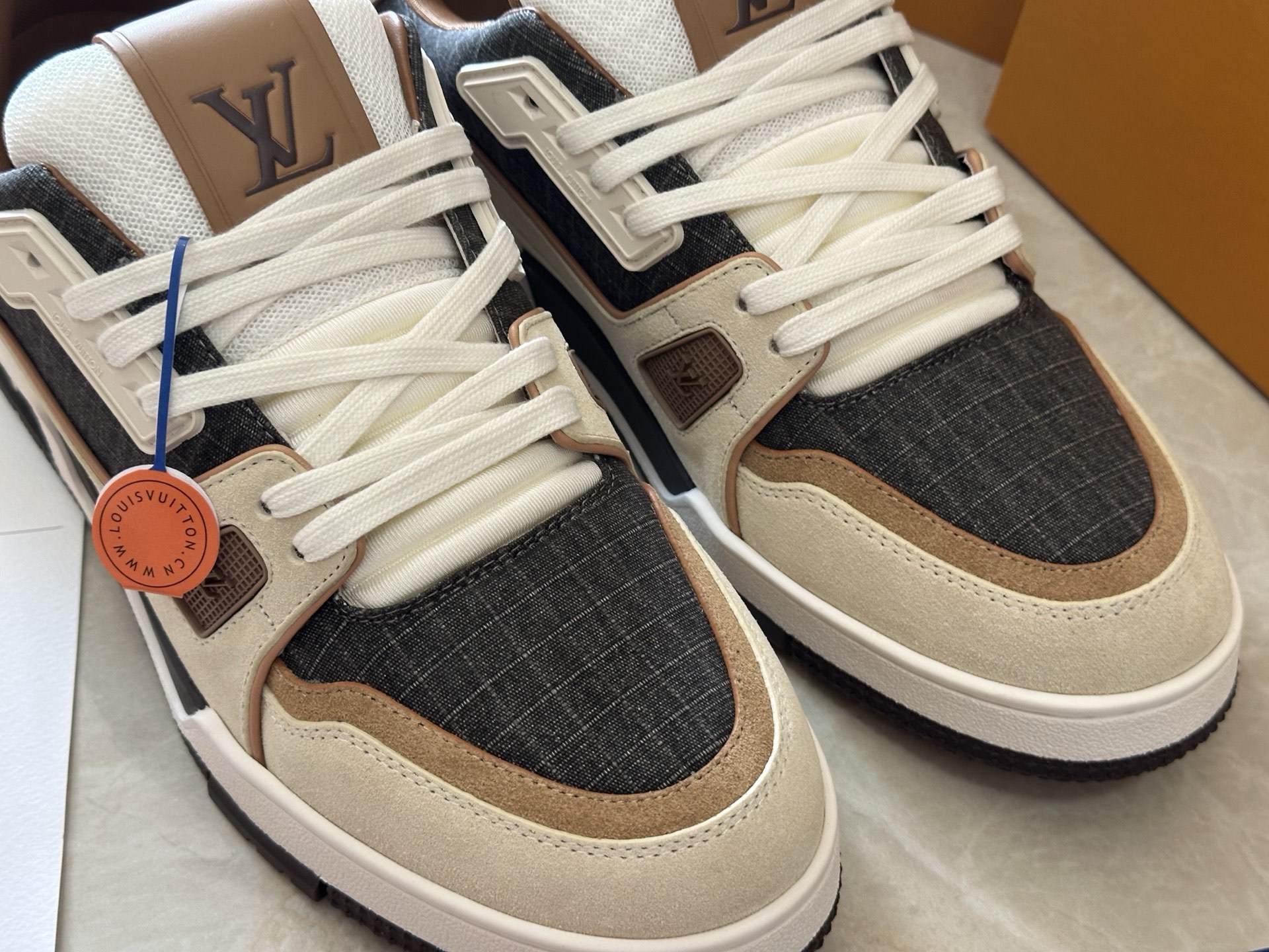 Men Retro Color Block Low Top Skate Shoes Cowhide Patchwork Casual Sneakers Fashion Street Wear Walking Board Shoes