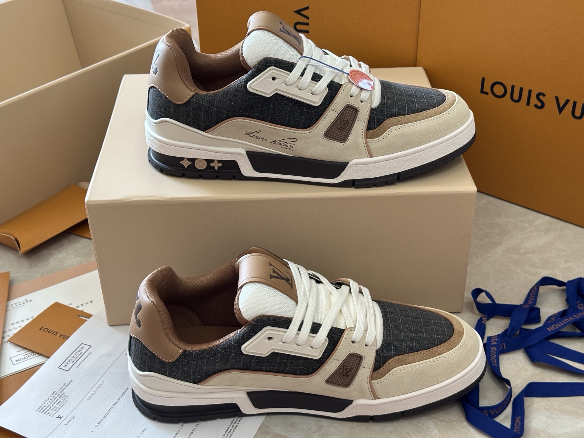 Men Retro Color Block Low Top Skate Shoes Cowhide Patchwork Casual Sneakers Fashion Street Wear Walking Board Shoes