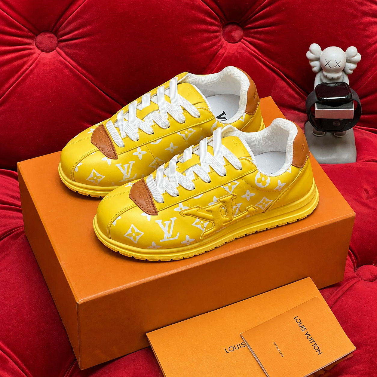LV Run Away Sneakers Yellow Monogram SW-EV141