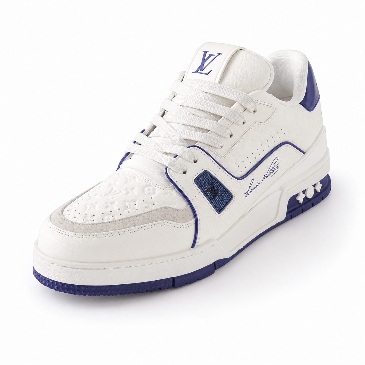 LV Trainer Sneaker White Blue SW-SN002