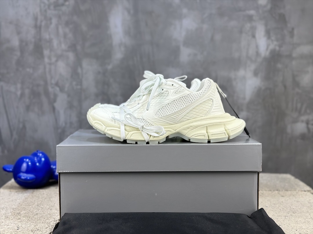 Off White Luminous Fluorescent Green Mesh Chunky Sneakers Double Laces Retro Platform Dad Shoes Breathable Shock Absorbing Anti Slip Luminous Casual Walking Trainers