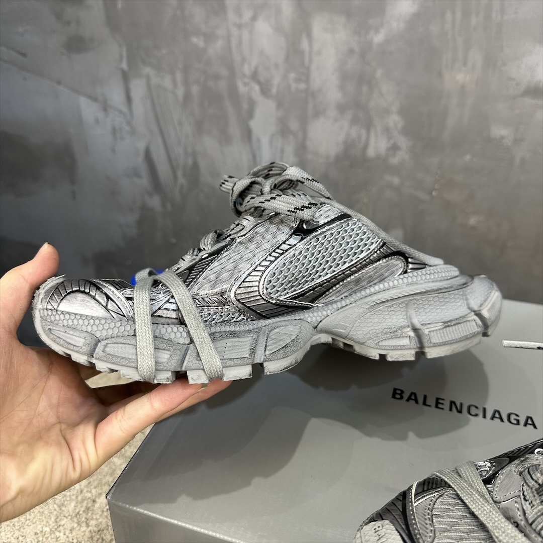 Full Grey Vintage Dirty Mesh Chunky Sneakers Multi Straps Double Laces Retro Platform Dad Shoes Breathable Shock Absorbing Anti Slip Wear Resistant Streetwear Casual Walking Trainers