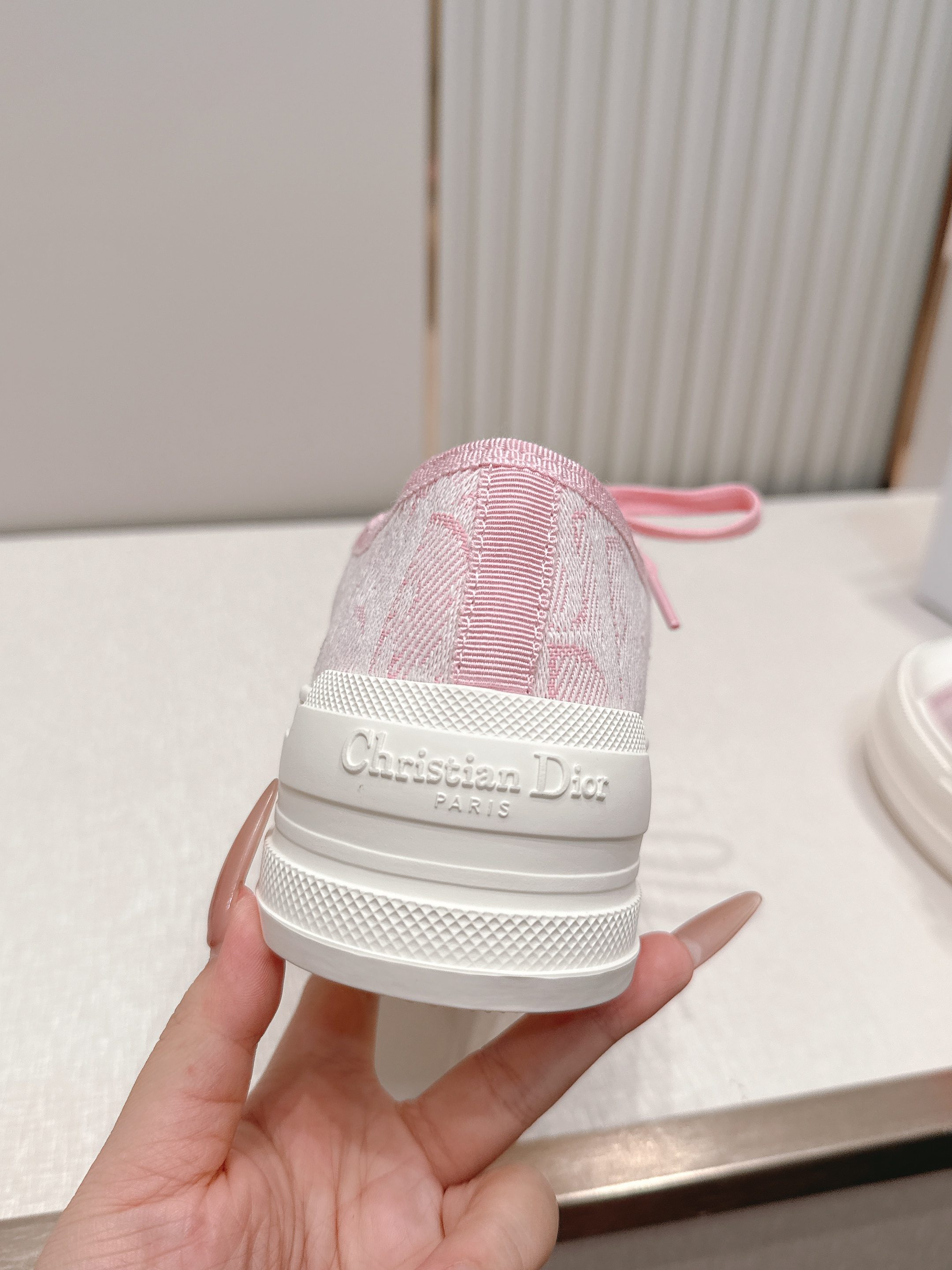 Pink Jacquard Platform Canvas Shoes Women Fashion Thick Sole Height Increasing Casual Sneakers Daily Walking Lace Up Shoes