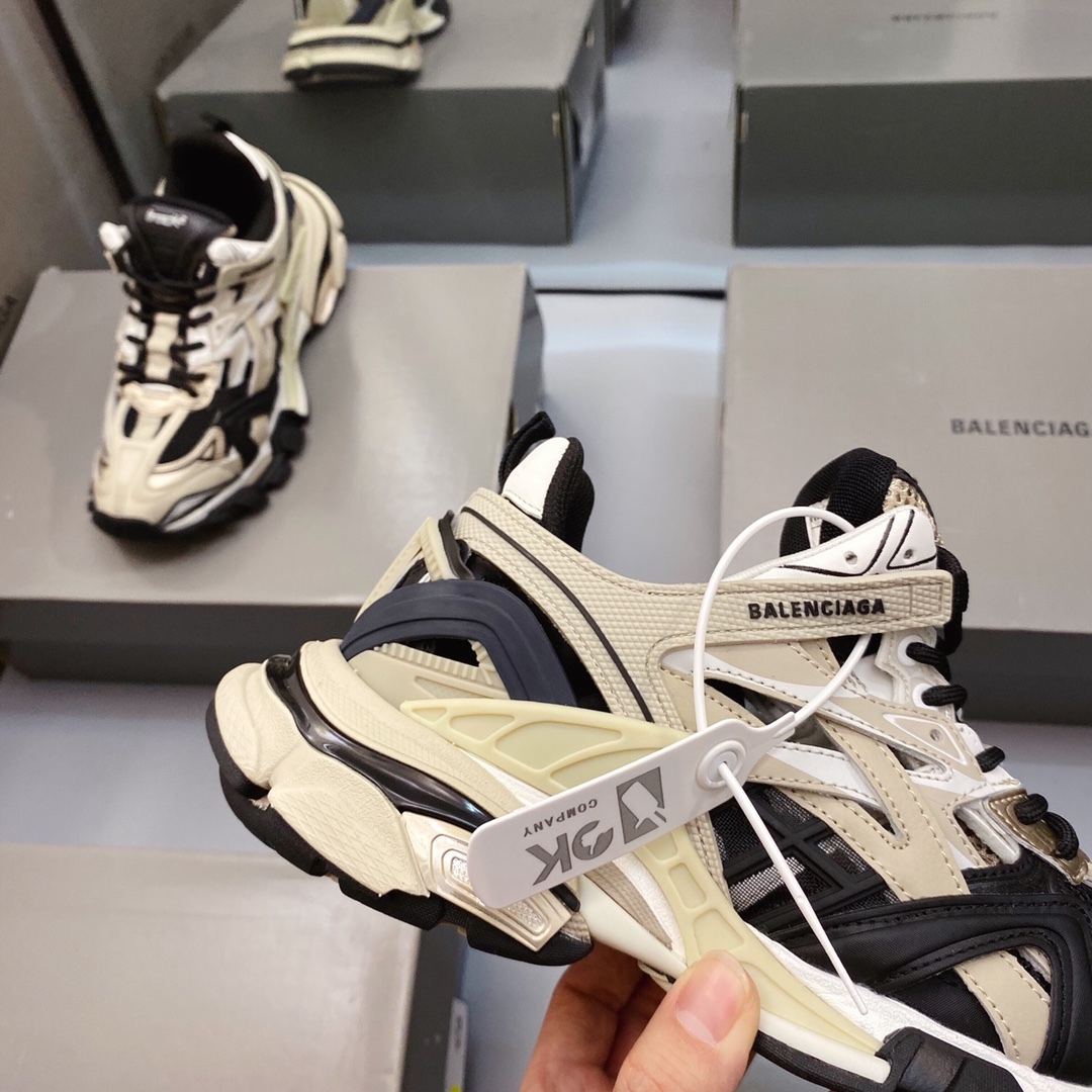 Beige Black Patchwork Chunky Platform Dad Sneakers Men Women Breathable Mesh Shock Absorbing Thick Sole Non Slip Fashion Streetwear Outdoor Walking Casual Sports Shoes