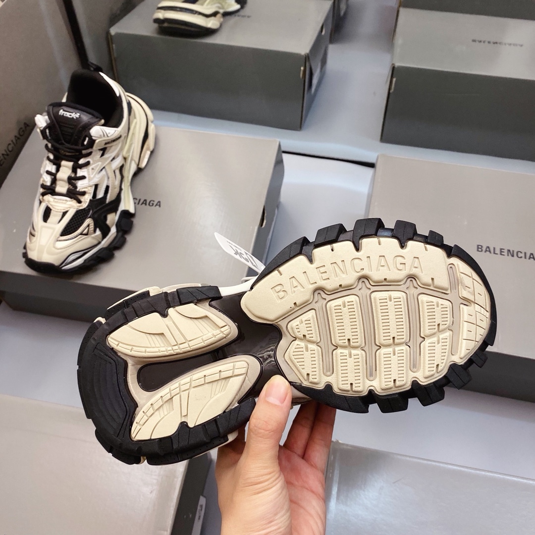 Beige Black Patchwork Chunky Platform Dad Sneakers Men Women Breathable Mesh Shock Absorbing Thick Sole Non Slip Fashion Streetwear Outdoor Walking Casual Sports Shoes
