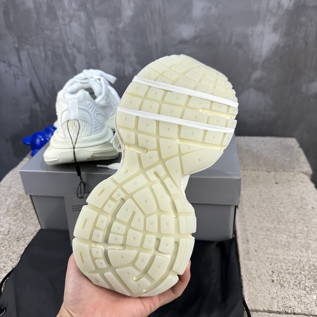 Off White Luminous Fluorescent Green Mesh Chunky Sneakers Double Laces Retro Platform Dad Shoes Breathable Shock Absorbing Anti Slip Luminous Casual Walking Trainers