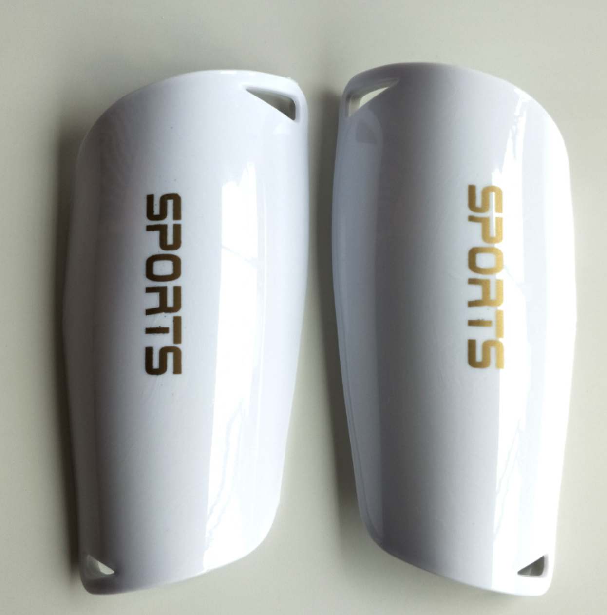 HB1 Two-Hole Shin Guard Insert white 01,MAKO SOURCING,HB1 Two-Hole Shin Guard Insert white 01