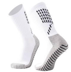 DD26 Striped Dispensed-Grip Mid-Calf Socks Stretchy white,MAKO SOURCING,DD26 Striped Dispensed-Grip Mid-Calf Socks Stretchy white