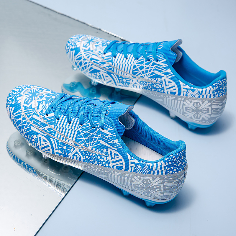 High-Top Soccer Shoes – TF/AG for Adult Training,MAKO SOURCING,跨境高帮成人足球鞋男女TF碎钉人造草坪AG长钉学生训练足球鞋批发