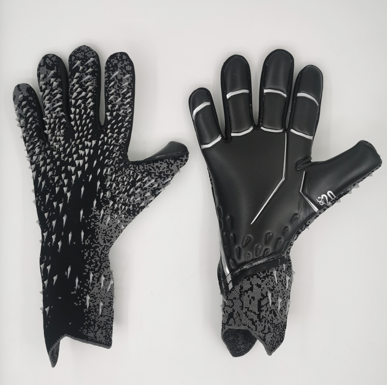 A19 Plain-Palm Goalkeeper Gloves black,MAKO SOURCING,A19 Plain-Palm Goalkeeper Gloves black