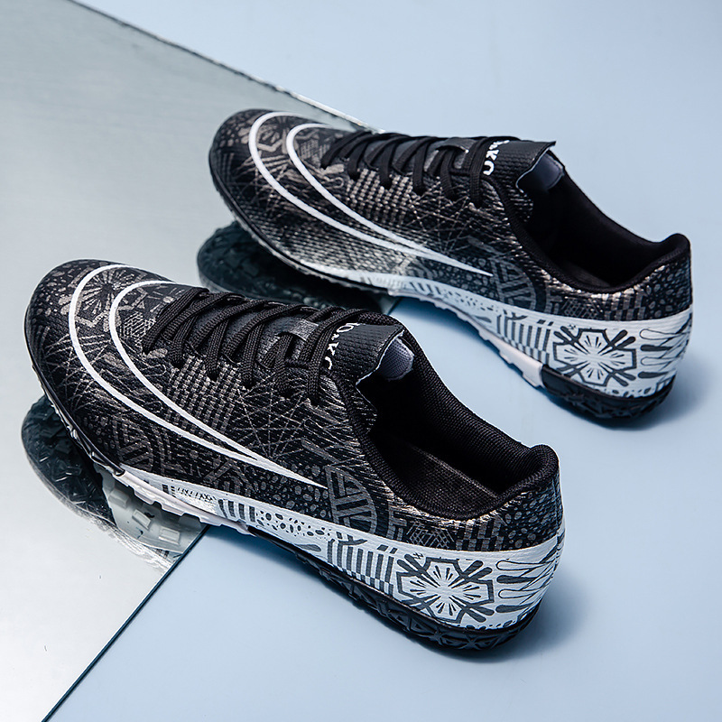 High-Top Soccer Shoes – TF/AG for Adult Training,MAKO SOURCING,跨境高帮成人足球鞋男女TF碎钉人造草坪AG长钉学生训练足球鞋批发