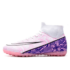 High-Top Soccer Shoes – TF/AG for Adult Training,MAKO SOURCING,跨境高帮成人足球鞋男女TF碎钉人造草坪AG长钉学生训练足球鞋批发