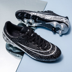 High-Top Soccer Shoes – TF/AG for Adult Training,MAKO SOURCING,跨境高帮成人足球鞋男女TF碎钉人造草坪AG长钉学生训练足球鞋批发