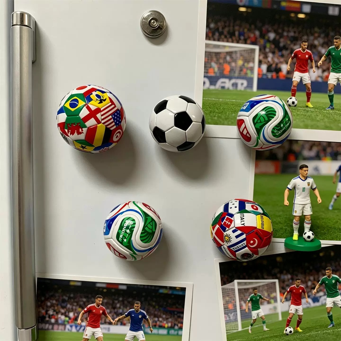 3D Soccer Refrigerator Magnet – World Cup Kitchen Decoration,MAKO SOURCING,3D Soccer Refrigerator Magnet