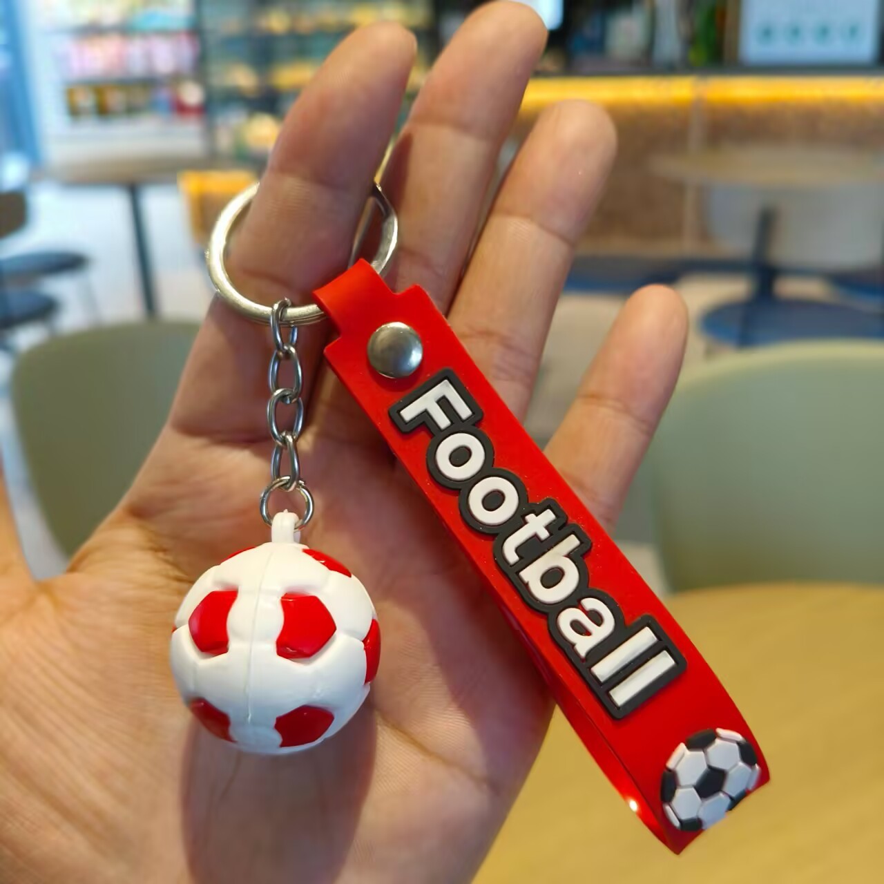 2026 World Cup Mascot Keychain – Soccer Ball Replica,MAKO SOURCING,2026 World Cup Mascot Car Keychain | Soccer Ball Replica