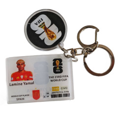 2026 World Cup Acrylic Keychain – Ronaldo, Neymar, Mbappé,MAKO SOURCING,2026 World Cup Acrylic Keychain