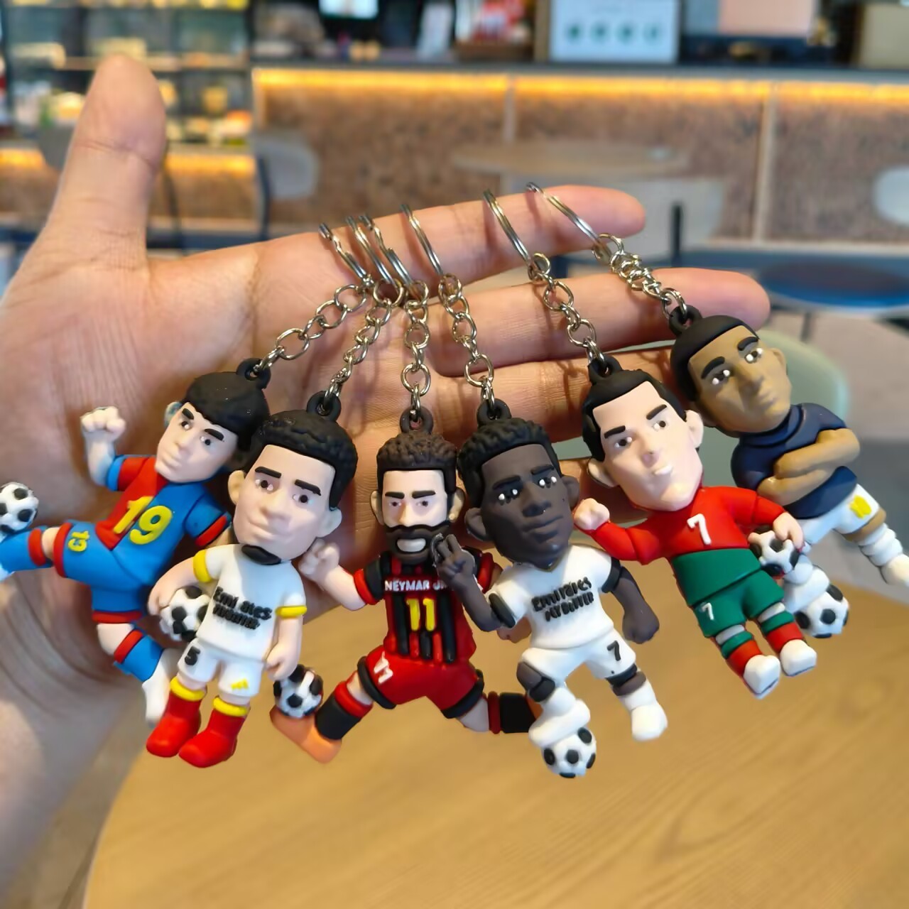 World Cup Mascot Figurine Keychain – Car & Backpack Charm,MAKO SOURCING,World Cup Mascot Figurine Keychain