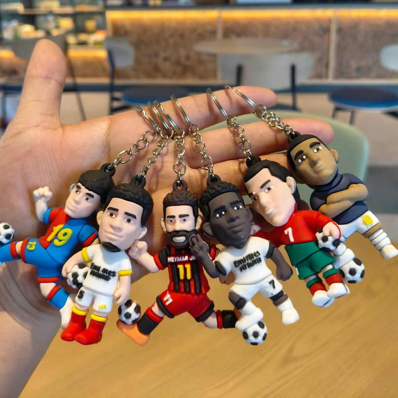 World Cup Mascot Figurine Keychain – Car & Backpack Charm,MAKO SOURCING,World Cup Mascot Figurine Keychain