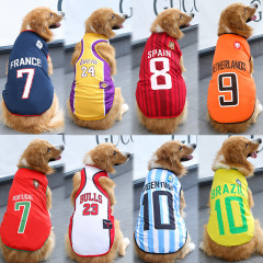 World Cup Pet Vests – Spring/Summer Dog & Cat Apparel, All Sizes,MAKO SOURCING,World Cup Pet Vests