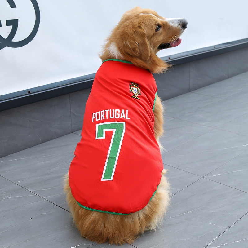 World Cup Pet Vests – Spring/Summer Dog & Cat Apparel, All Sizes,MAKO SOURCING,World Cup Pet Vests