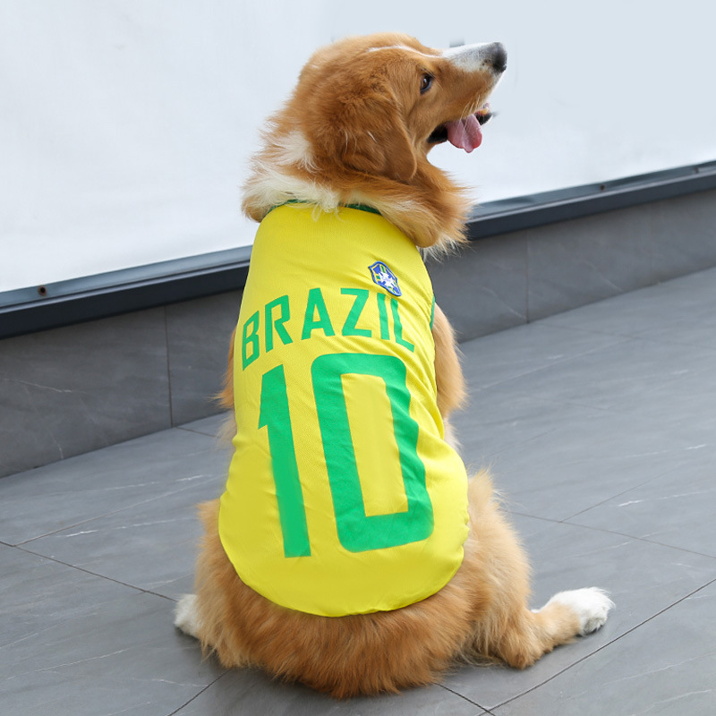 World Cup Pet Vests – Spring/Summer Dog & Cat Apparel, All Sizes,MAKO SOURCING,World Cup Pet Vests