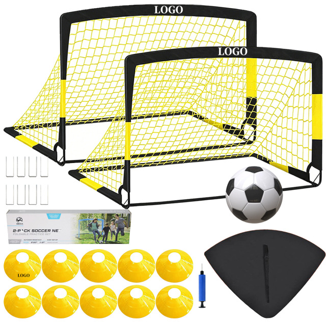 Portable Pop Up Soccer Goal for Kids – Backyard Training Set 2 Pack,MAKO SOURCING,Portable Pop Up Soccer Goal for Kids – Backyard Training Set 2 Pack